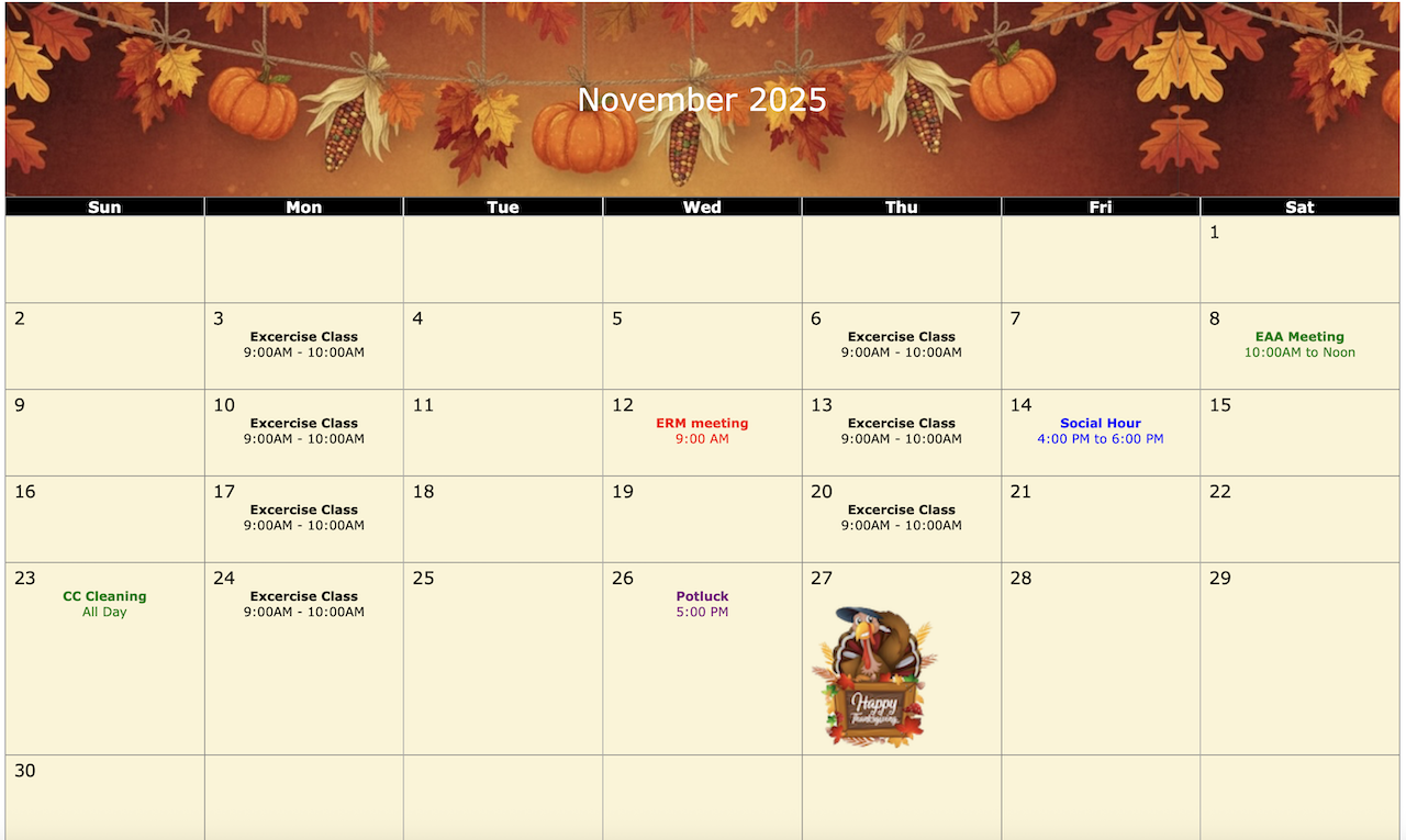 Calendar
